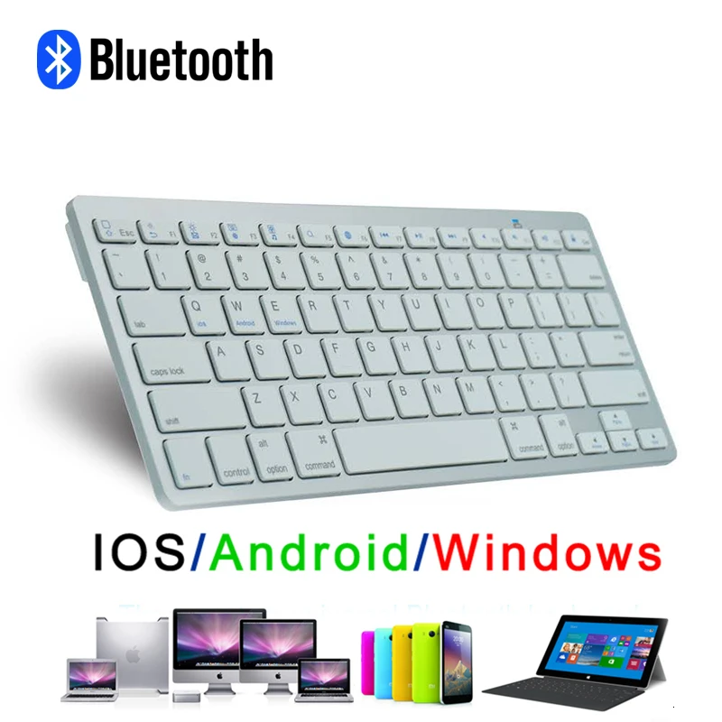 CHYI Ultra Thin Wireless Multimedia Bluetooth Mini Kayboard 78 Keys Portable Slim Kaypad For IOS Android Windows Tablet Laptop | Компьютеры