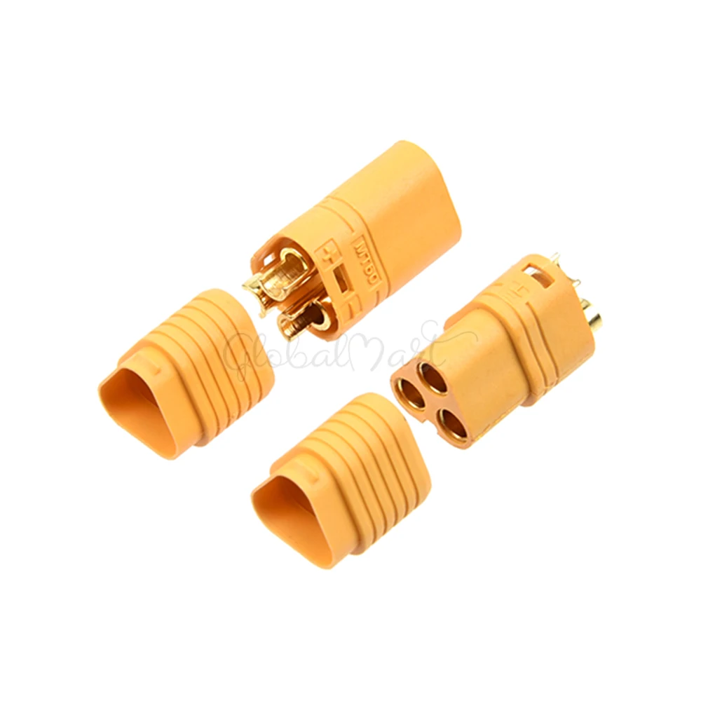 5 Pairs MT60 3.5mm 3 Pole Bullet Connector Plug Male / Female For RC ESC to Motor Multicopter Quadcopter | Игрушки и хобби