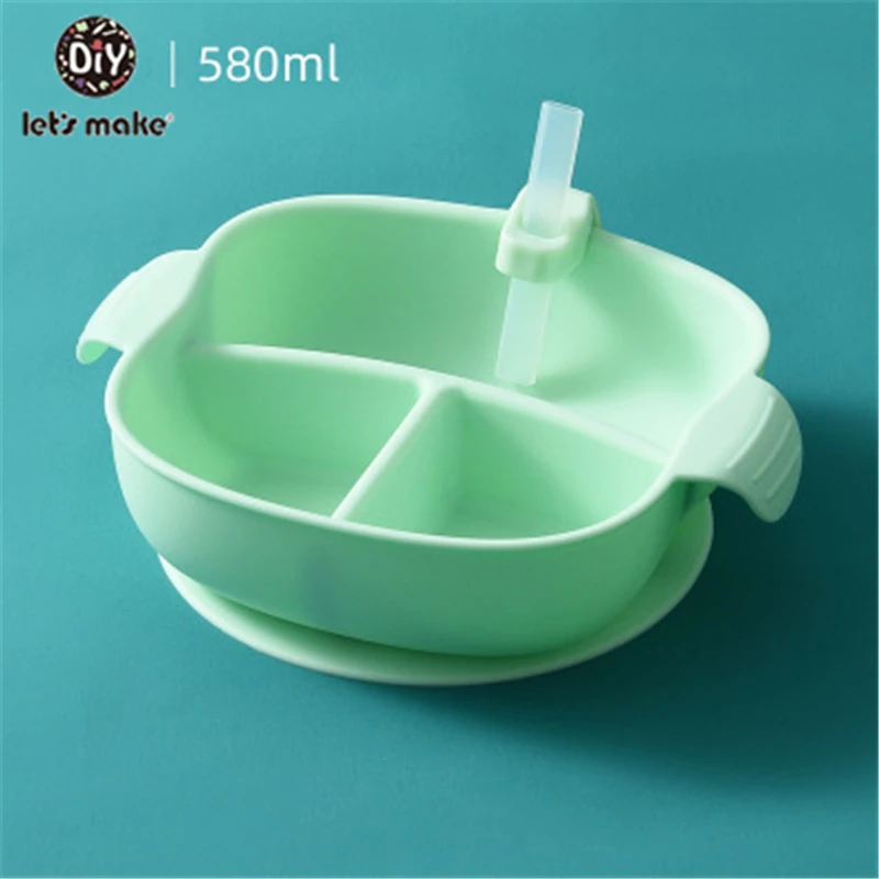Детский силиконовый набор для кормления пищевая детская тарелка еды