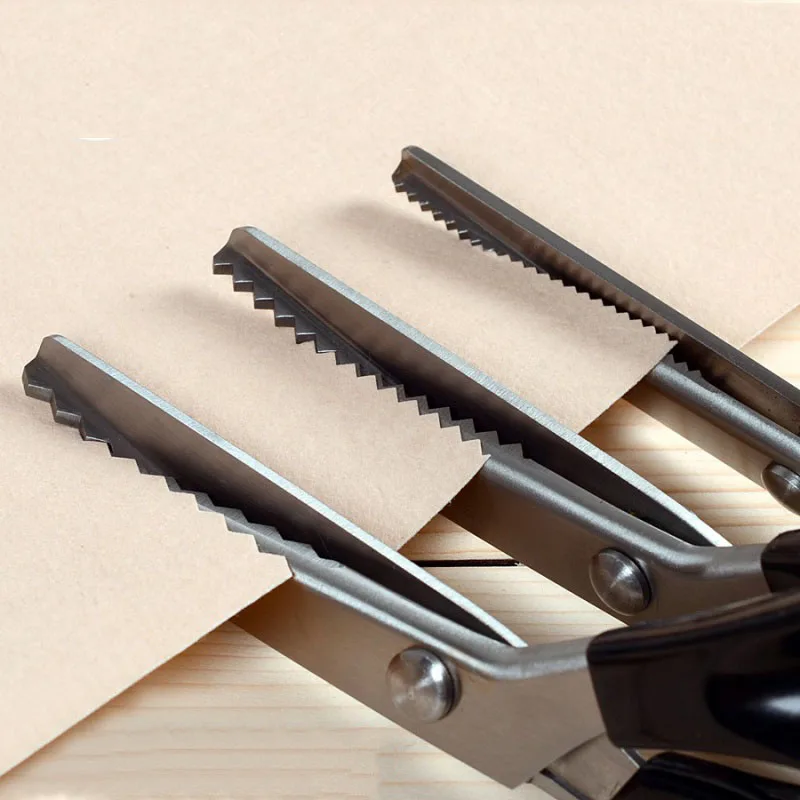 Ножницы для шитья 23 5 см зигзаг кожи ткань рукоделия | Дом и сад