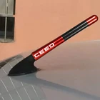 Автомобильная радиоантенна 12 см из углеродного волокна для Kia Ceed Rio 3 4 Sorento Cerato аксессуары автостайлинг