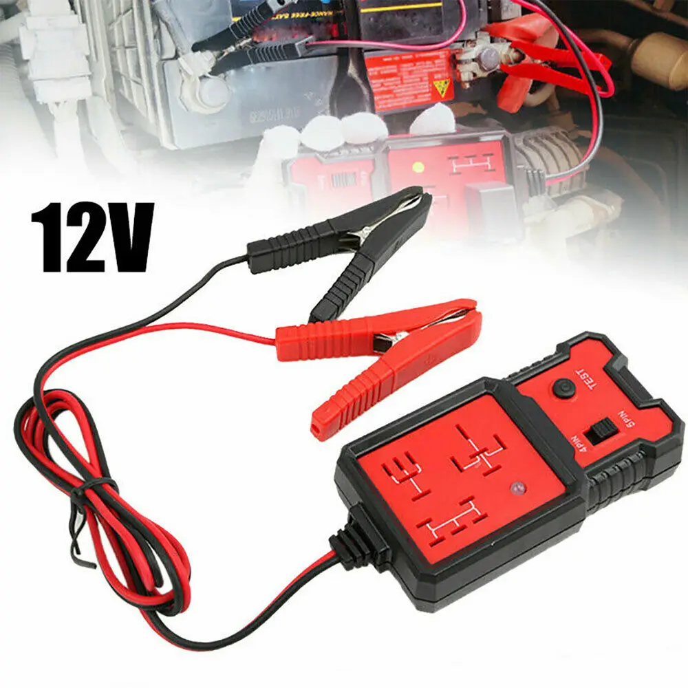 

12V Electronic Automotive Relay Tester Auto Car Checker Battery Diagnostic Tool