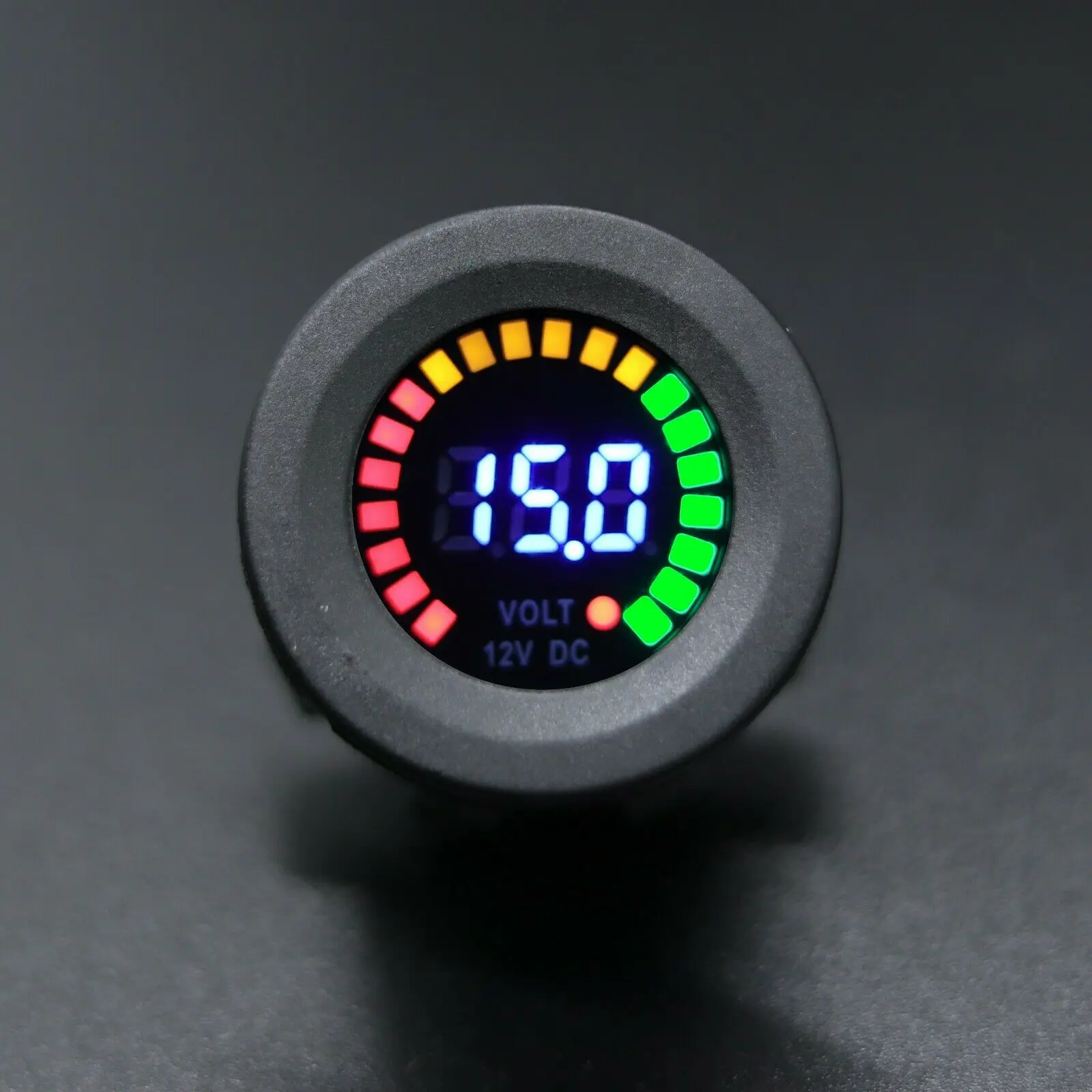 Водонепроницаемый 12V светодиодный автомобильный фургон лодка морской вольтметр