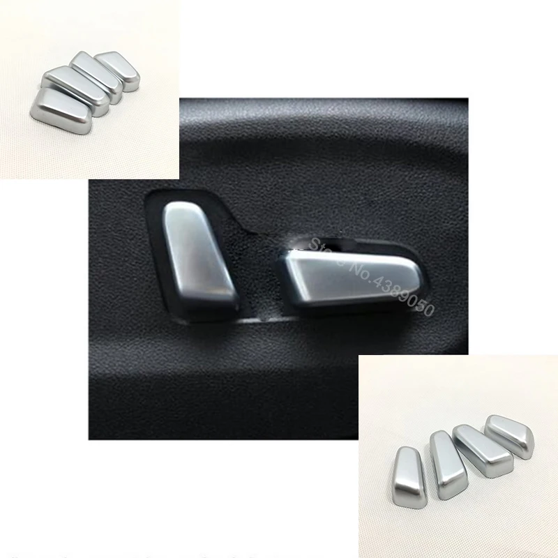 

For Hyundai Kona Encino 2019 2018 ABS Matte Car Seat adjustment Switch Cover trim car styling accessories 4pcs