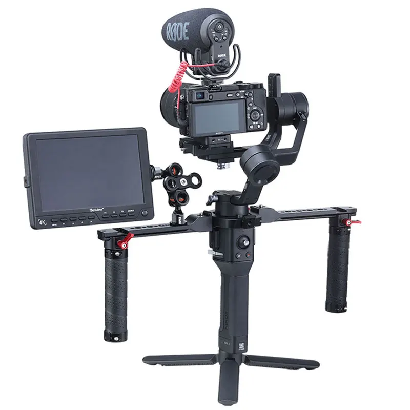 Стабилизатор UURig DJI RONIN SC/S двойной Ручной камеры раздвижная ручка рукоятка для