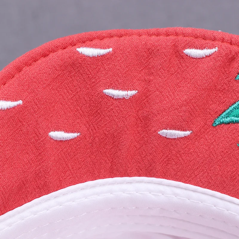 

Baseball Hat for Kids Children Cute Sun Hat Embroidery Baby Hat Fruit Ears Cap Girls Boy Hats Spring Summer Outdoor Toddler Hats