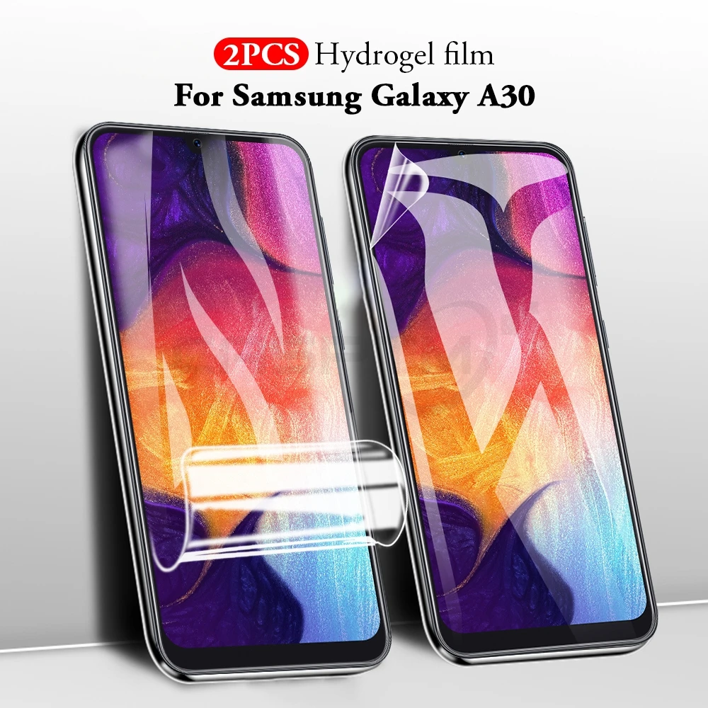 

2Pcs Soft Hydrogel Film Screen Protector For Samsung Galaxy A11 A21 A31 A41 A50 A51 A71 A70 A70S Screen ProtectorHydrogel Film