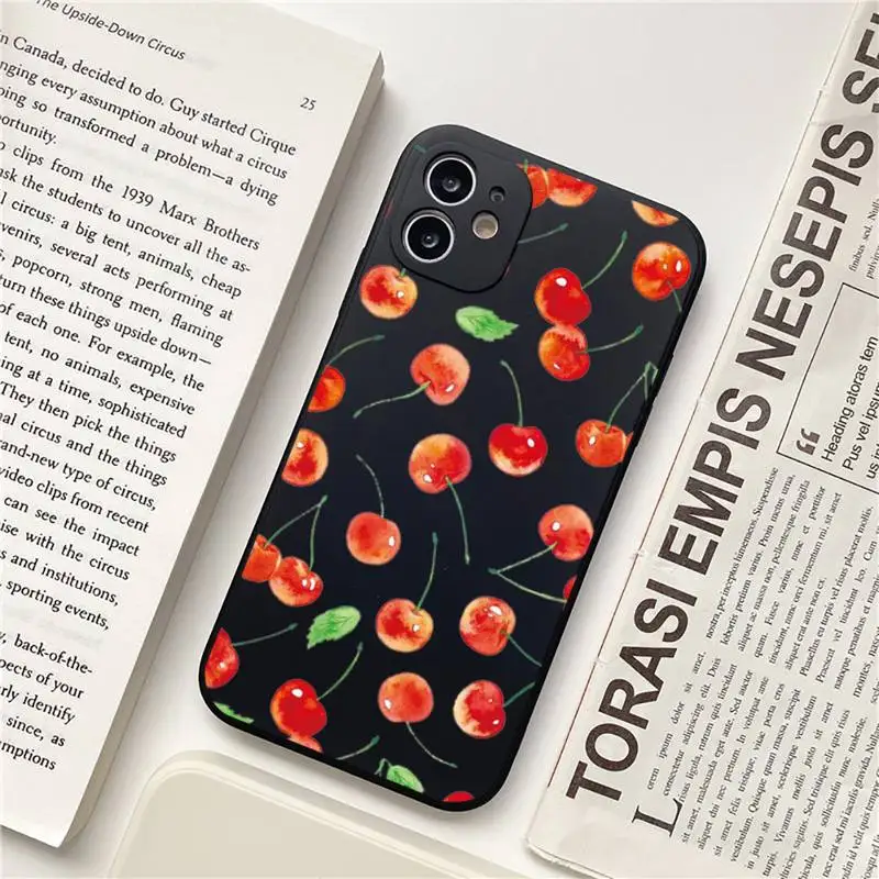 

Peach Pineapple Avocado Banana fruit Phone Case for iPhone 11 12 pro XS MAX 8 7 6 6S Plus X 5S SE 2020 XR Soft mobile bags