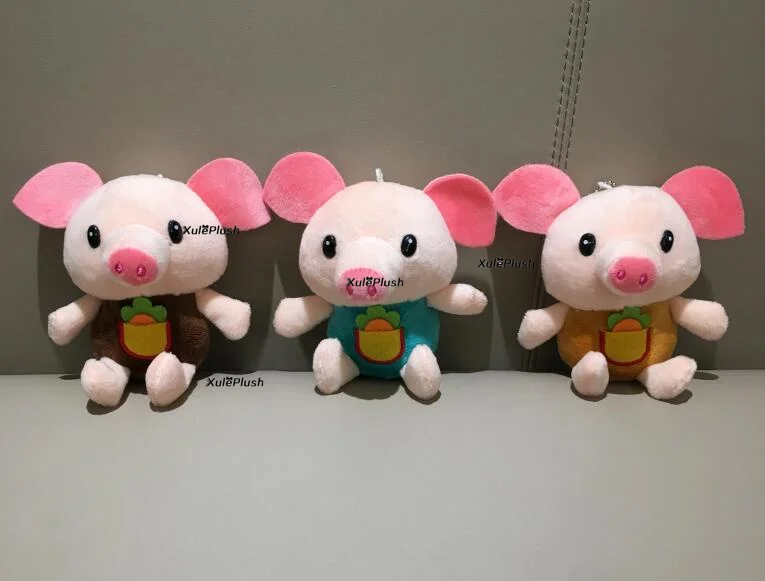 13cm 1piece random Плюшевая игрушка, много дизайнов, размер 4-16 см, Детские вечерние плюшевые игрушки со Свинкой, кукла из чучела - Цвет: 13cm 1piece random