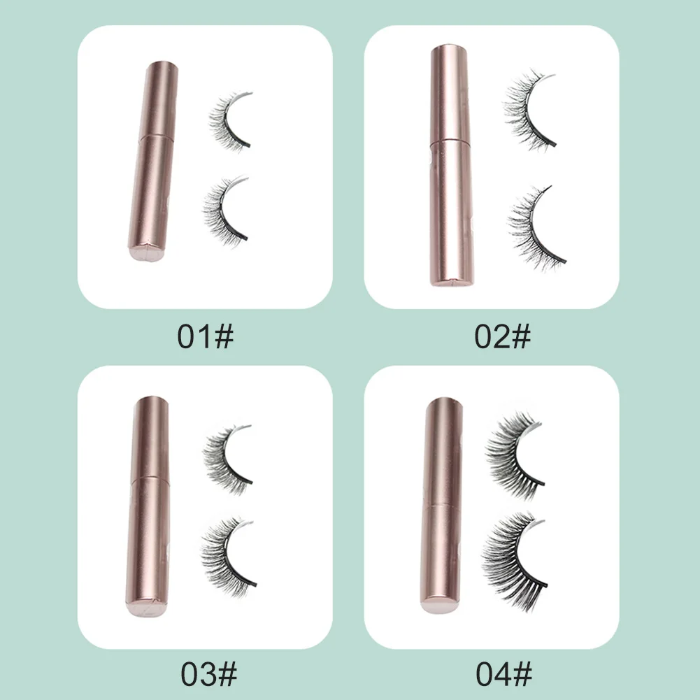 

Magnetic Eyelashes with Liquid Eyeliner Kit Soft and Natural Reusable Long Lasting False Eyelashes Eye Makeup for Women Shipping