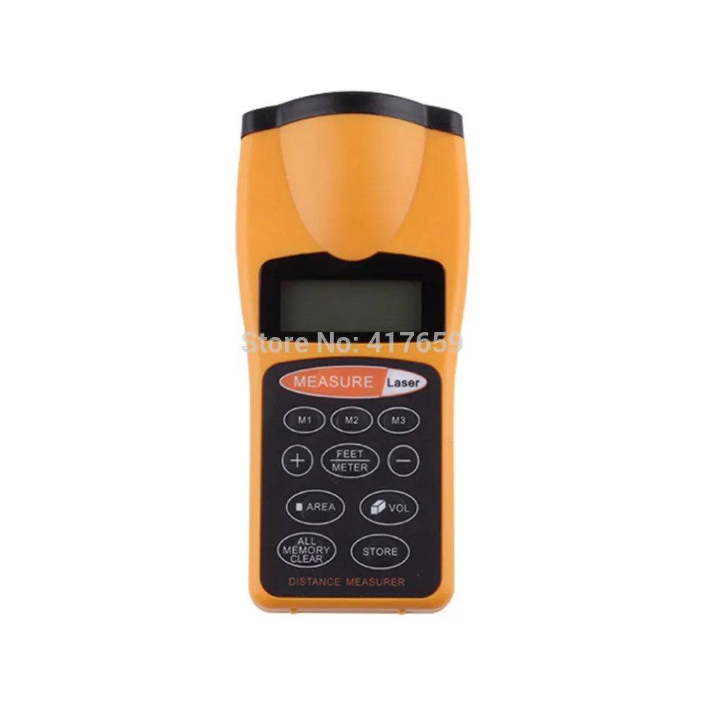 Professional Durable CP-3007 Ultrasonic Distance Measure Laser Designator Point Rangefinder LCD Night Light Backlight Hot Sale |