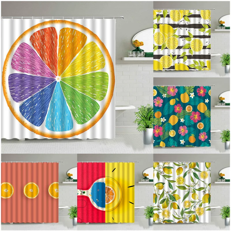 

Cartoon fruit apple Shower curtain shower curtains bathroom curtain bathroom bathrooms modern fixture shower curtain Curtains