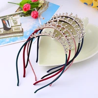 1pc crystal baby rhinestone crown girls princess diamond kid headband hair band accessories high quality hot sale gifts