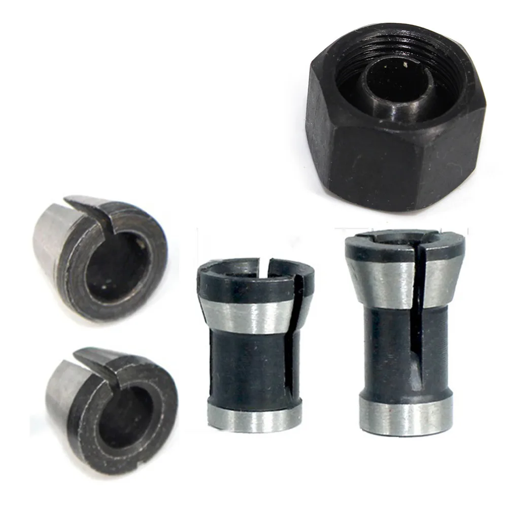 

Replacement Collet Rod Router Bit Set Tool Trimming 4* 6mm/6.35mm Shank