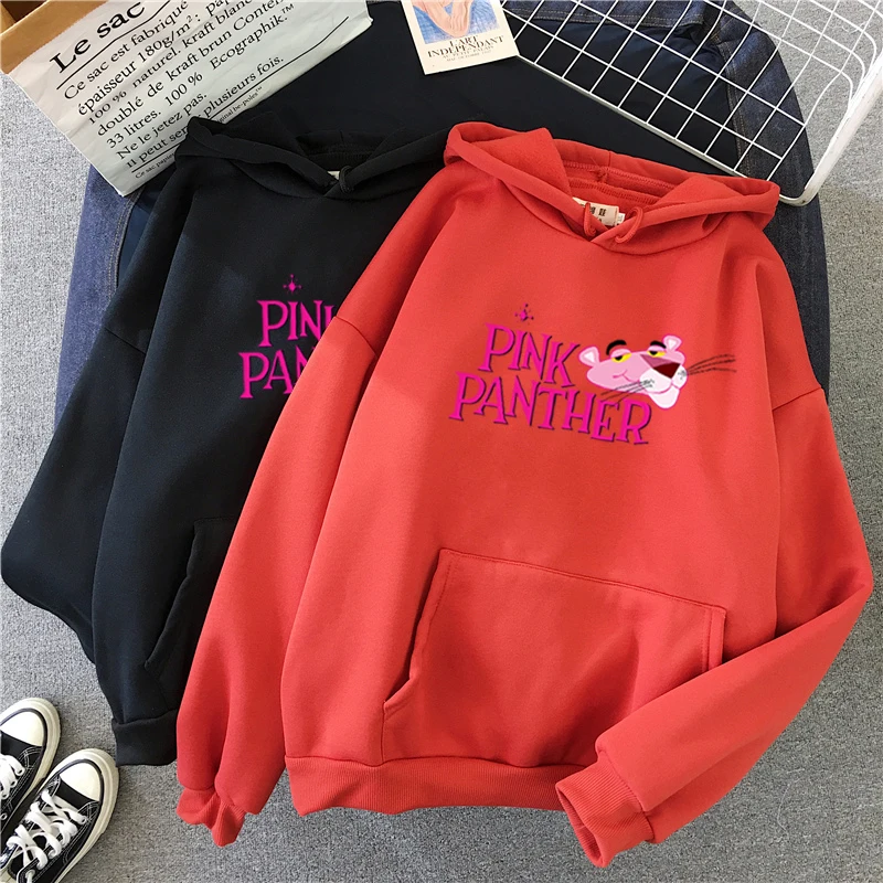 Shellsuning Printed Hoodies Women Korean Autumn Winter Fleece Hooded Pink White Soft Sweatshirts Harajuku Funny Kawaii Clothing