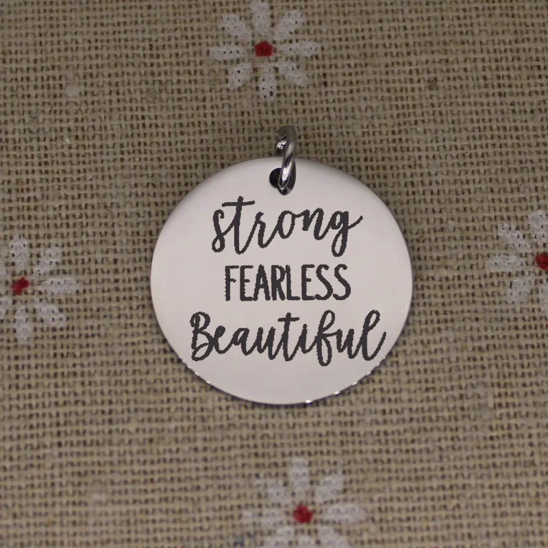 Подвески из нержавеющей стали 20 шт./лот мама/Босс Леди прекрасный бесстрашный