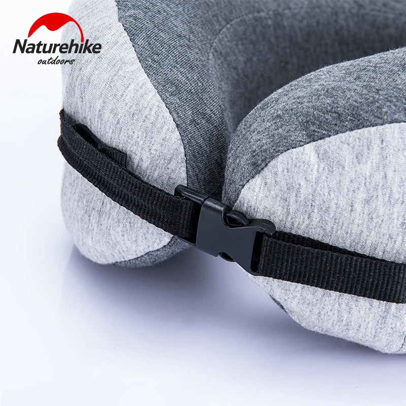 Дорожная подушка NatureHike 50D для самолета шеи из пены с эффектом памяти дышащая и