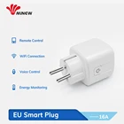 Розетка с выключателем кондиционера, удлинитель для настенного измерителя энергии, умная лампа, разные вилки, европейский домашний комплект, Wi-Fi, вилки европейского стандарта