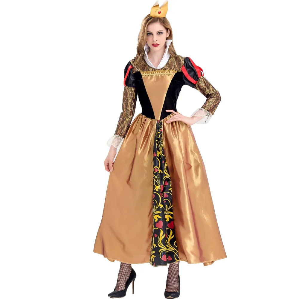 

Christmas Carnival Halloween Costumes For Queen Costume Women Adult Masquerade Party Fancy Dress Cosplay