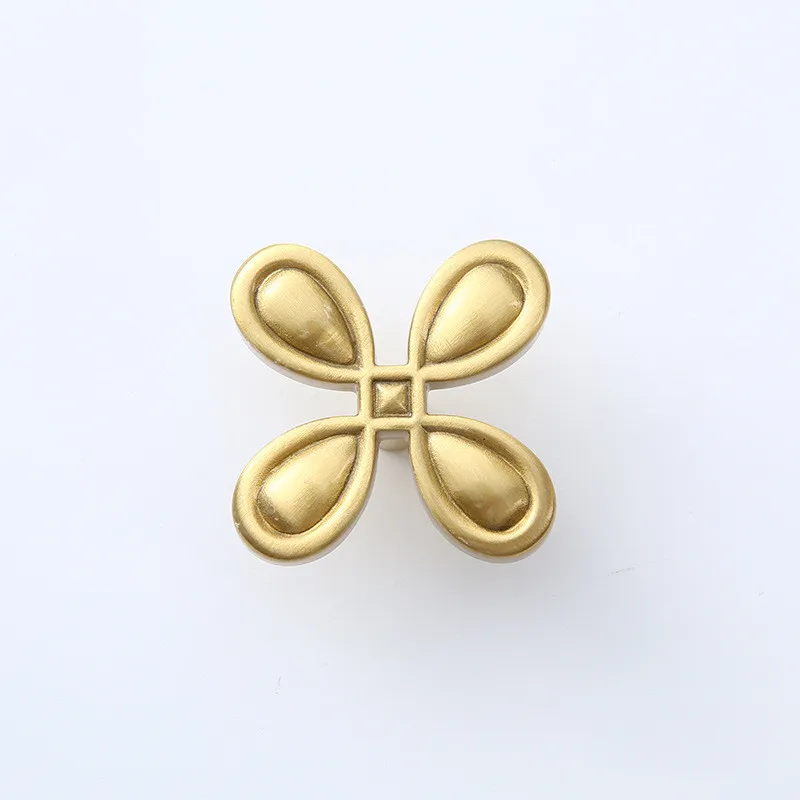 Современный Твердый латунный шкаф зеркальная Золотая мебель ручки для шкафа