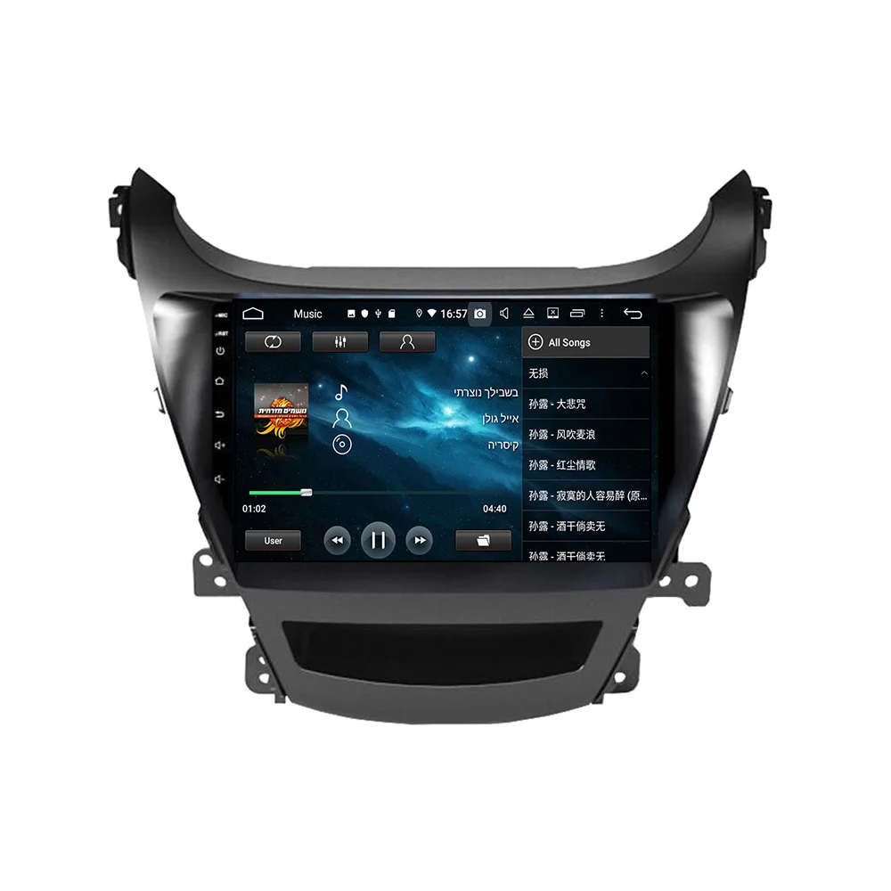 

PX6 Android 10.0 touch screen car multimedia player for Hyundai Elantra 2014 2015 2016 car audio radio stereo gps navi head unit