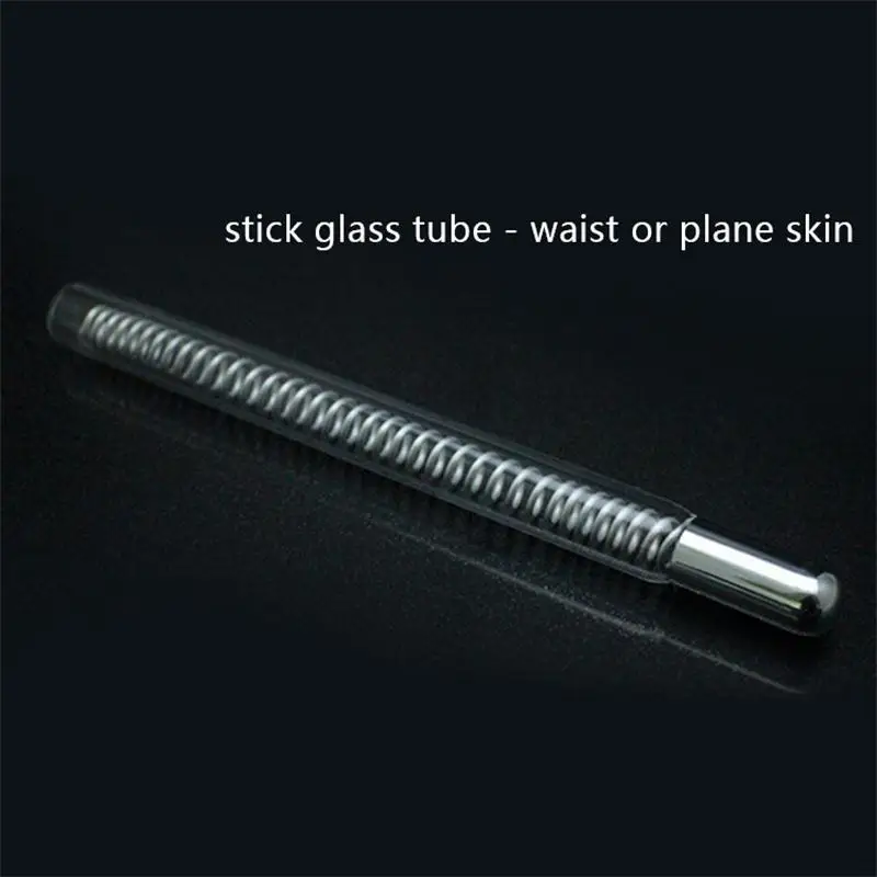 stick glass tube Высокий массажер для лица Частотный портативный ручной уход за волосами подтяжка кожи пятно от акне аппарат для борьбы с морщинами Красота терапия опухшие глаза - Цвет: stick glass tube
