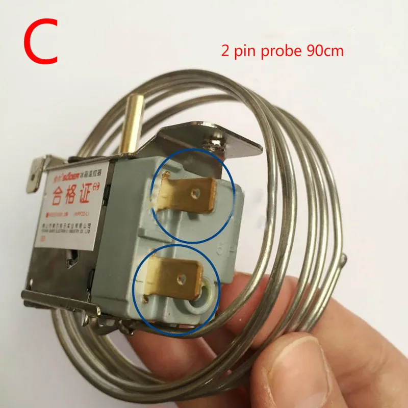 1pc 2 /3pin refrigerator thermostat for freezer display cabinet cooler refrigeration accessories control | Обустройство дома