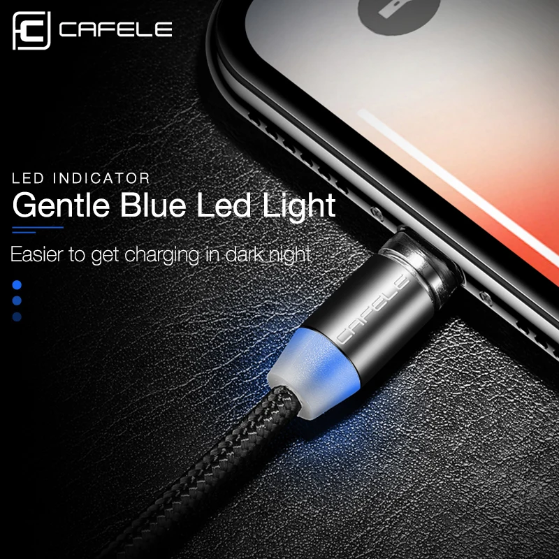 Новый светодиодный магнитный USB кабель для iPhone Micro C магнитное зарядное