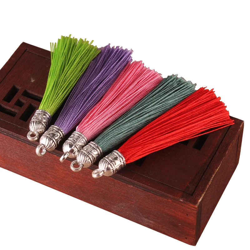 20 шт. 6 см мини металлическая Кепка с кисточками Ювелирное Украшение занавески