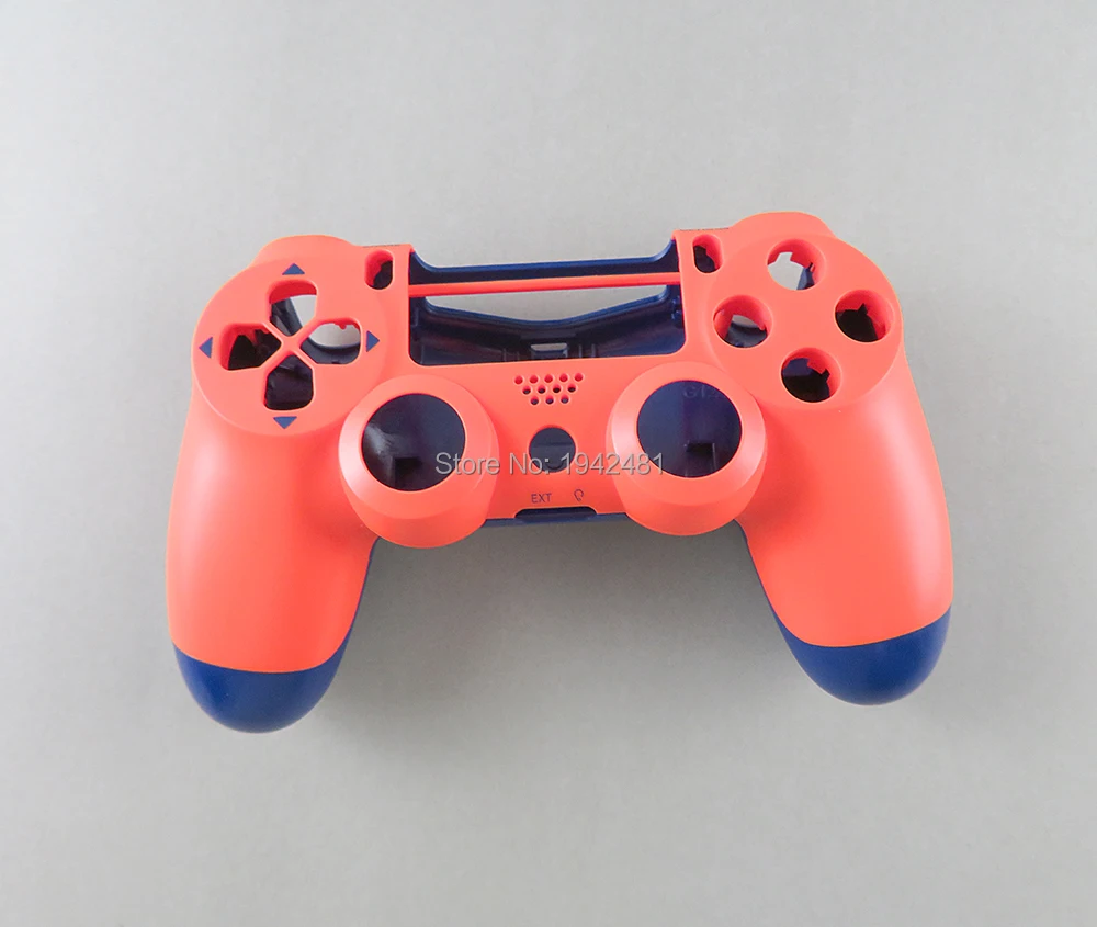 Замена полной оболочки и кнопок для jds 040 JDM 040 DualShock 4 playstation 4 PS4 Pro 4,0 корпус контроллера гладкий Чехол - Цвет: Светло-фиолетовый