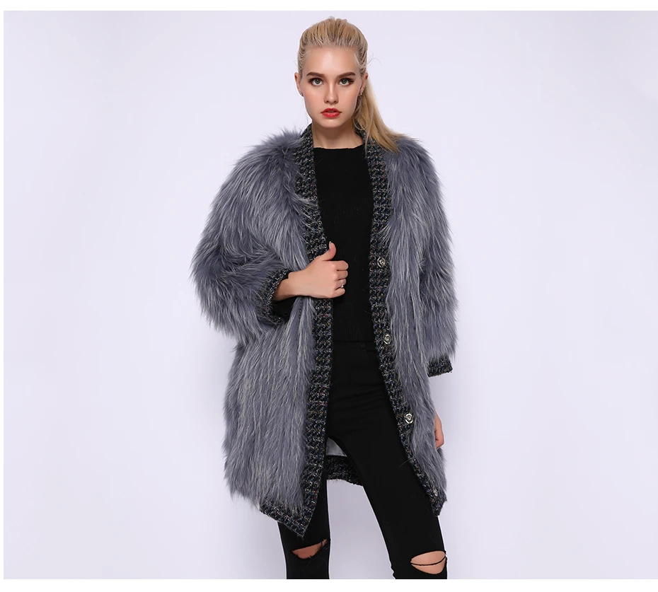 JEPLUDA Luxury высокое качество женская куртка из натурального меха лиса свободная стиль без размера мягкая удобная пальто из натурального меха лисица вязаное Plus Size шуба натуральный мех лисы