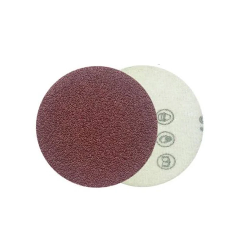 3-дюймовый наждачная бумага крюк и петля Флокирование шлифовальные диски шкурок
