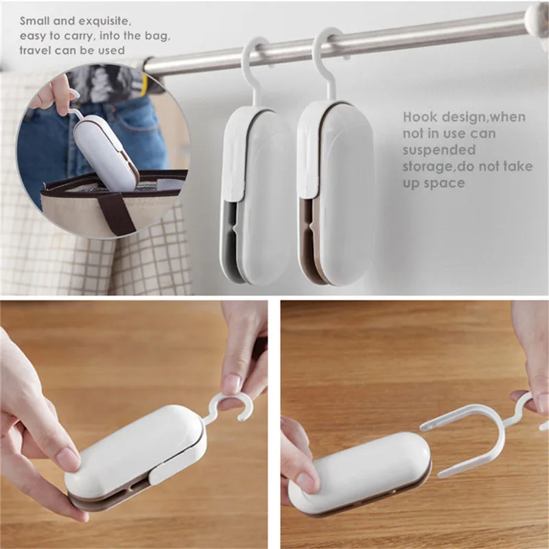 Household Appliances Mini Heat Sealing Machine for Bags Handy Heater Package Sealer Clamps Kitchen Packing Food | Дом и сад