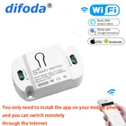 Difoda 433,92 МГц Wifi приемник мобильный телефон пульт дистанционного управления реле 110 В 220 в умный дом 433 МГц Tuya приложение модуль таймера