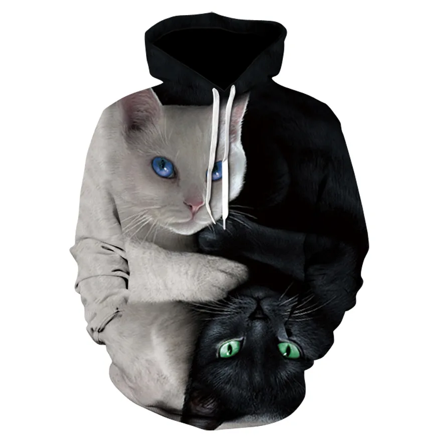 

LIASOSO Animal 3d Print Vintage Hoodie Men Harajuku Funny Sweatshirts Streetwear Hip Hop Quality Plus Size Autumn Men Clothing