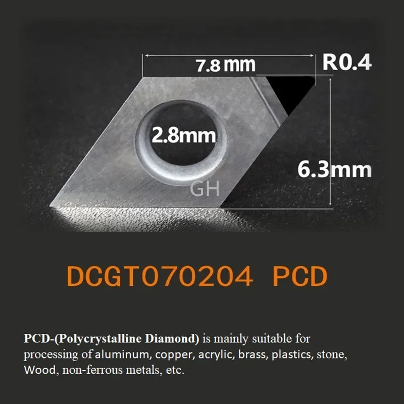 DCMT070204 DCMT 070202 DCGT070204 алмазный наконечник карбидная вставка CBN токарный резец для