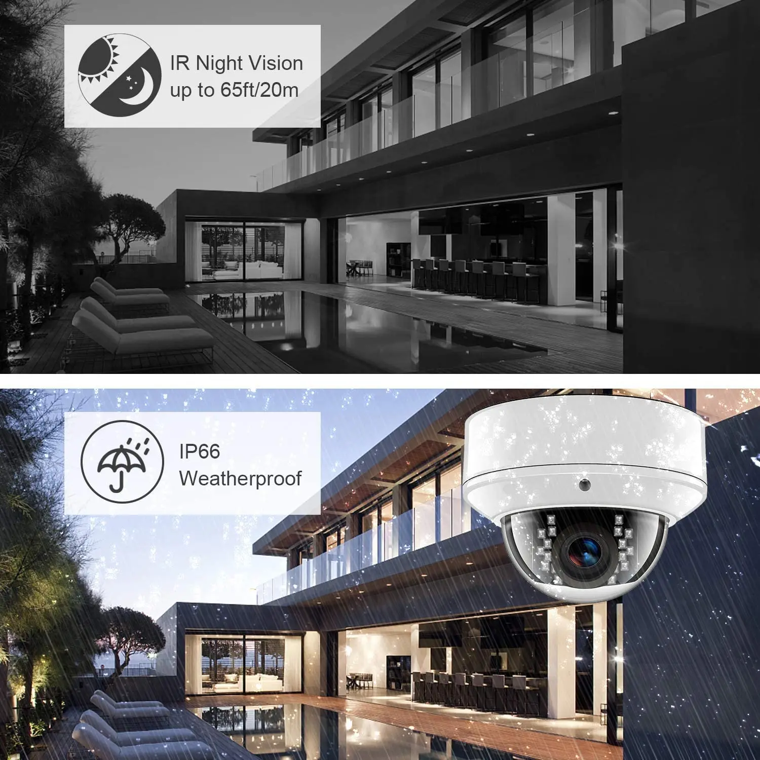 

1080P PoE Security Surveillance Audio IP Camera Face Recognition 2.8mm Lens Dome CCTV AI Outdoor Video for IP System