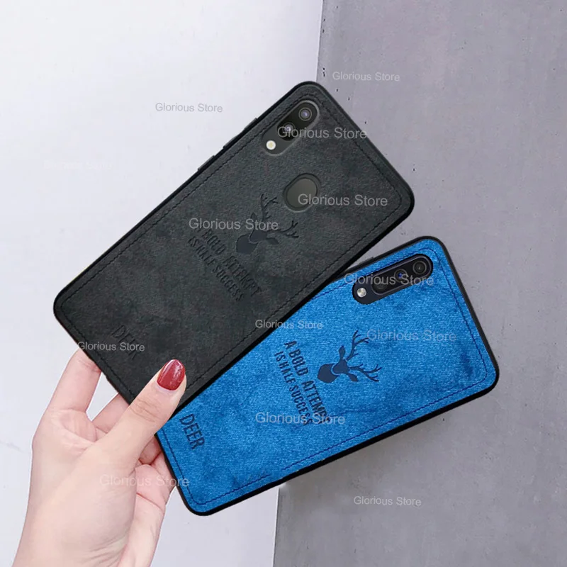 Роскошный тканевый чехол для телефона для samsung Galaxy A30 A50 M20 A6 A7 A8 мягкий TPU, Фабричный комплект чехол для Galaxy A90 A80 A70 A40 A20 Capas