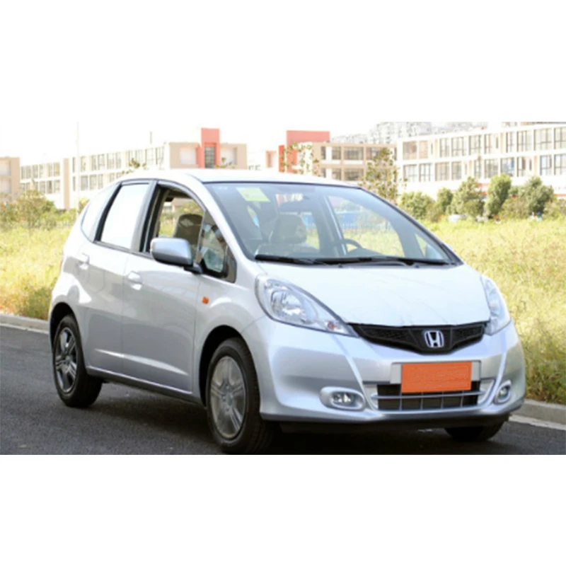 Автомобильный Дверной козырек для HONDA FIT JAZZ 2008-2013 Черный оконный протектор для HONDA FIT JAZZ 2008-2013 хэтчбек SUNZ