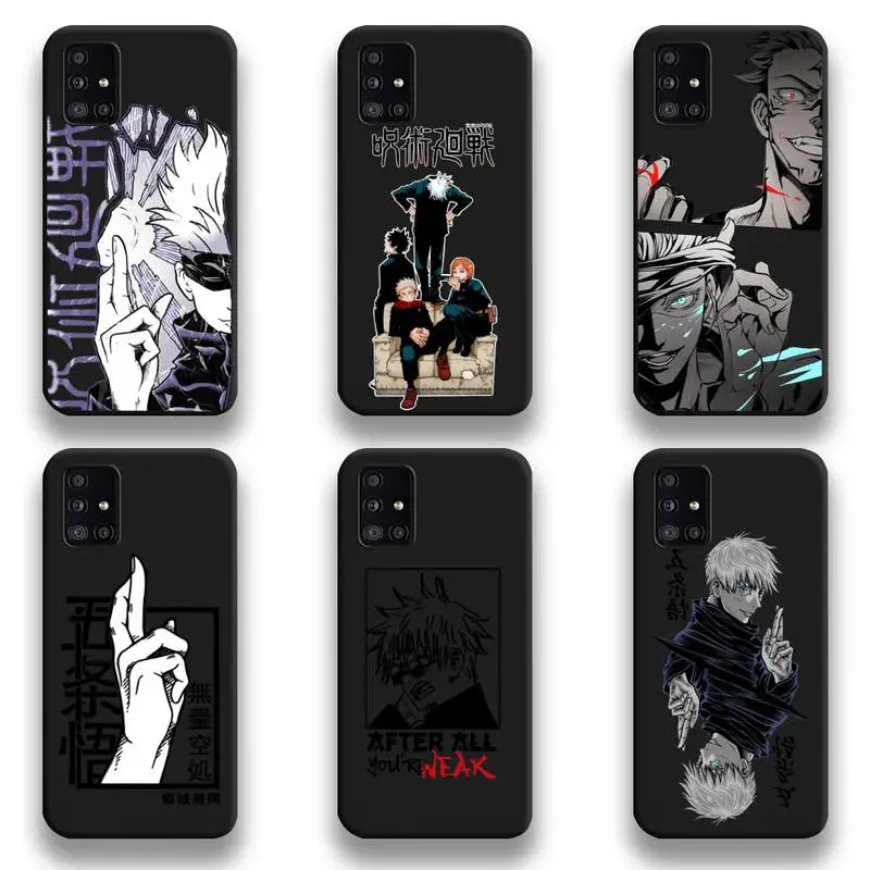 

Jujutsu Kaisen Anime Phone Case For Samsung Galaxy A52 A21S A02S A12 A31 A81 A10 A20E A30 A40 A50 A70 A80 A71 A51 5G