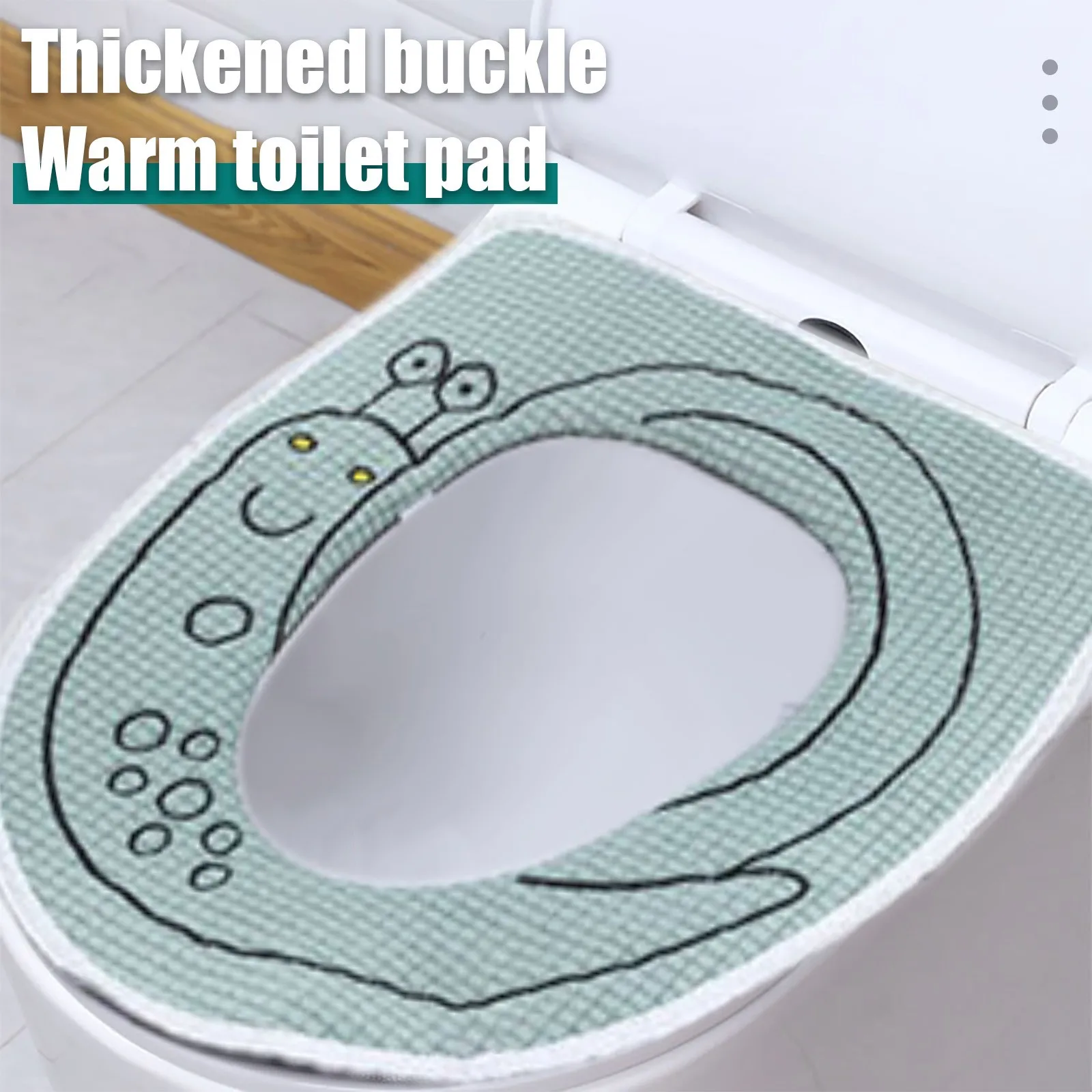 Thickened Toilet Cushion Winter Soft Washable Common Nordic Seat Pads Household Bathroom Lavatory Cover Set Pedestal | Дом и сад