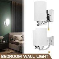 nordic wooden wall lamp for bedroom bedside stairs corridor interior mounted lighting sconce indoor decoration light fixtures