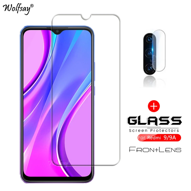 Стекло для Xiaomi Redmi 9 пленка экрана протектор объектива камеры 9A 9C закаленное