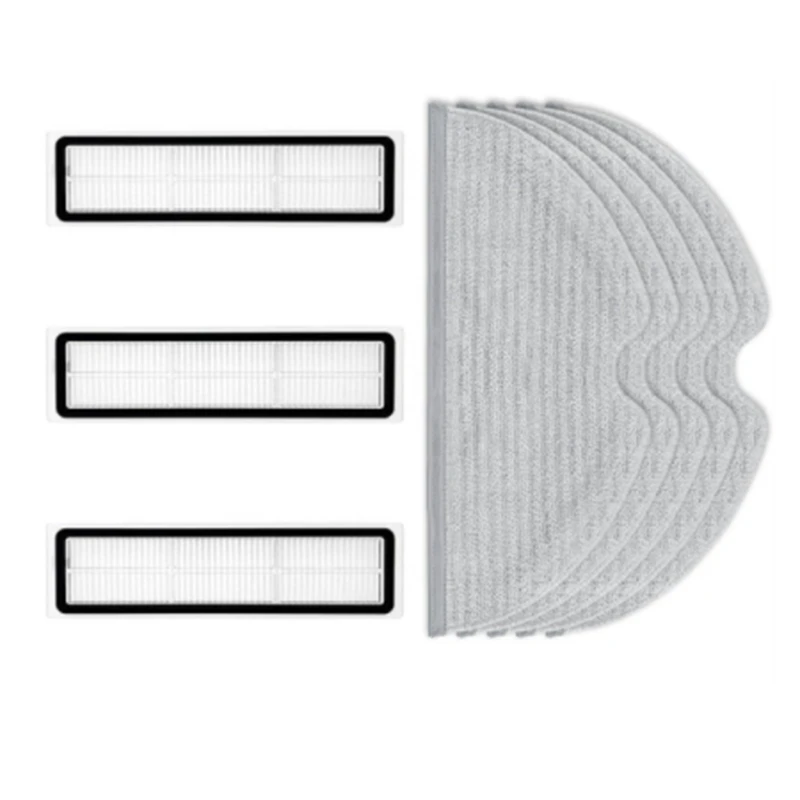 

Hepa Filter And Mop Rag Pad Replacement Kit For Xiaomi Dreame Bot L10 Pro Model Name: RLS5L Robotic Vacuum Cleaner Parts