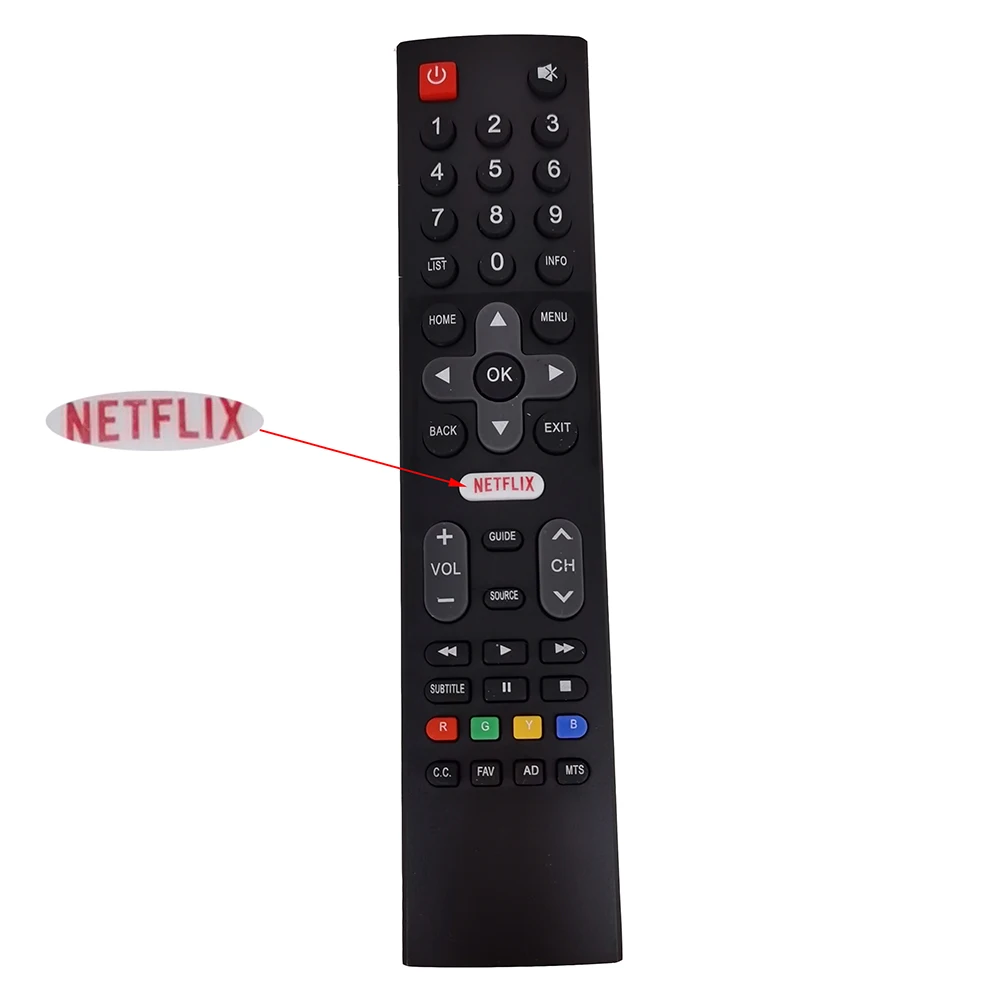 Универсальный пульт дистанционного управления для смарт-ТВ Skyworth с CC и Netflix 65XA9000