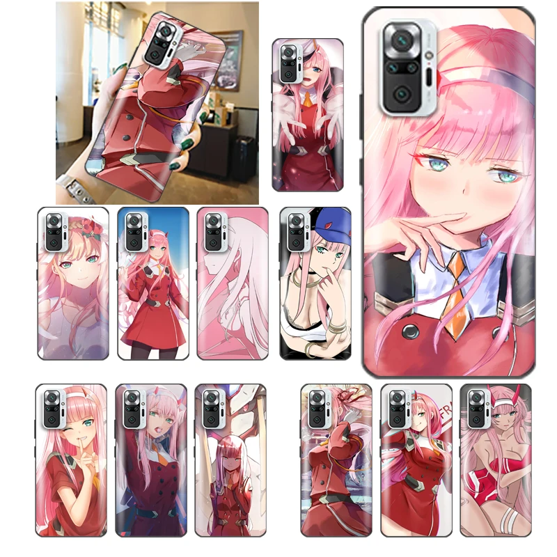 

Zero Two Darling In The FranXX Phone Case For Redmi Note 10 10X 10T Pro 4G 5G Designer Anime Waterproof Cute Mobile Kawaii