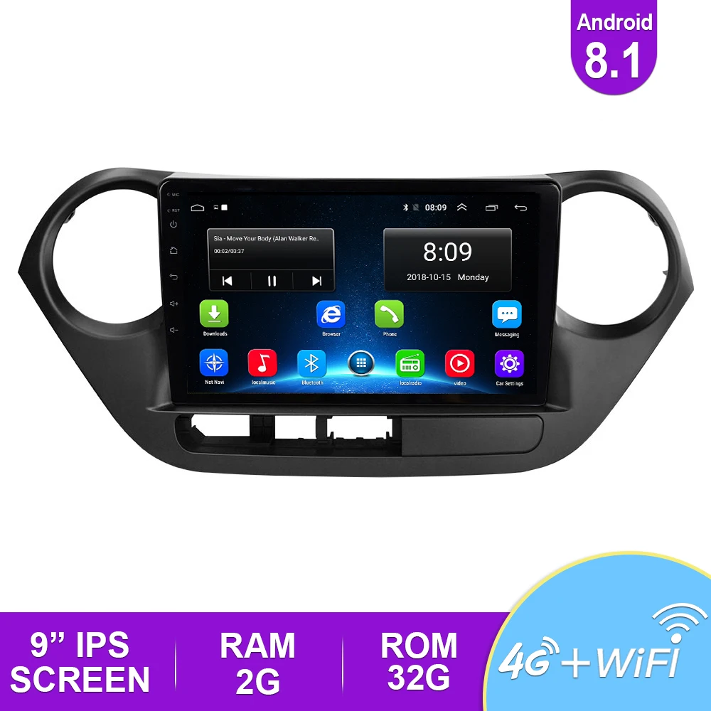 2.5D 9 ''IPS автомобильное радио Android 8 1 авто стерео Мультимедиа для Ford S Max 2007 2008 GPS