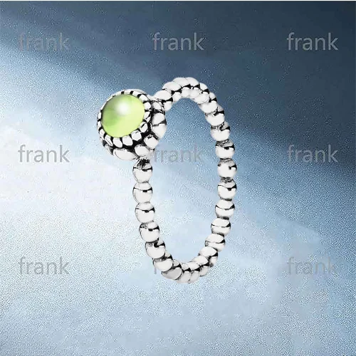 

190854PE Peridot August Birthstone Ring