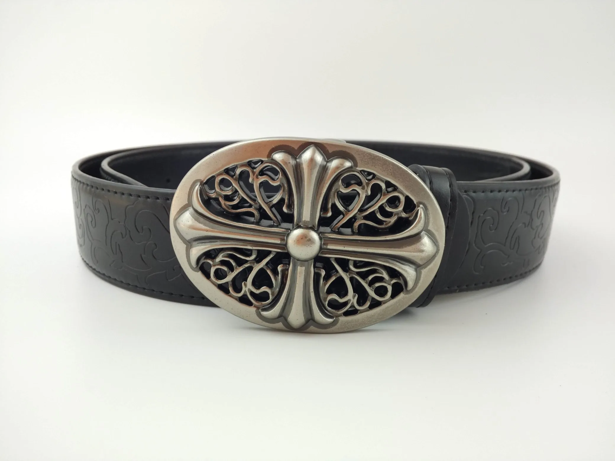 

Chaoshuai men's and women's belt Hardware belt buckle a wholesale pants belt business belt Jeans Belt 38mm