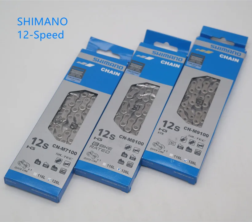Цепь велосипедная SHIMANO XT XTR CN M9100 M8100 SLX M7100 12 s Скоростей | Спорт и развлечения